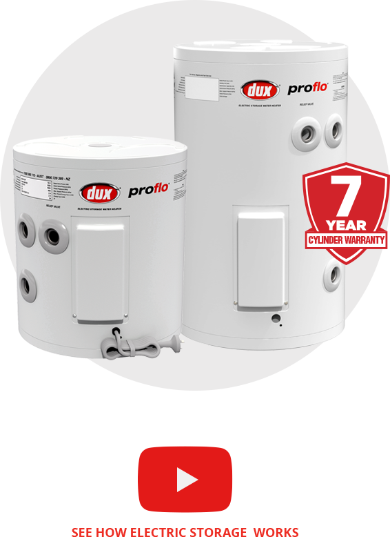 Proflo Small Electric Storage Systems - Dux New Zealand
